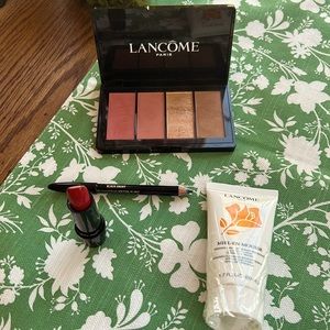 Group of Lancome makeup and skin care